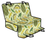 Durian Leaves Pattern Background Dog Car Seat Covers