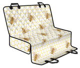 Bee Honeycomb Seamless Design Pattern Dog Car Seat Covers