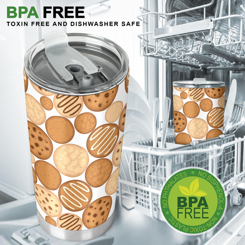 Various Cookie Pattern Tumbler