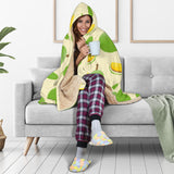 Durian Pattern Hooded Blanket