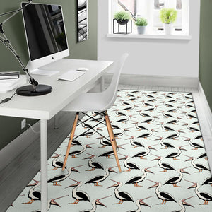 Pelican Pattern Print Design 02 Area Rug