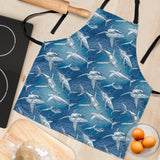 Shark Hand Drawn Adjustable Apron