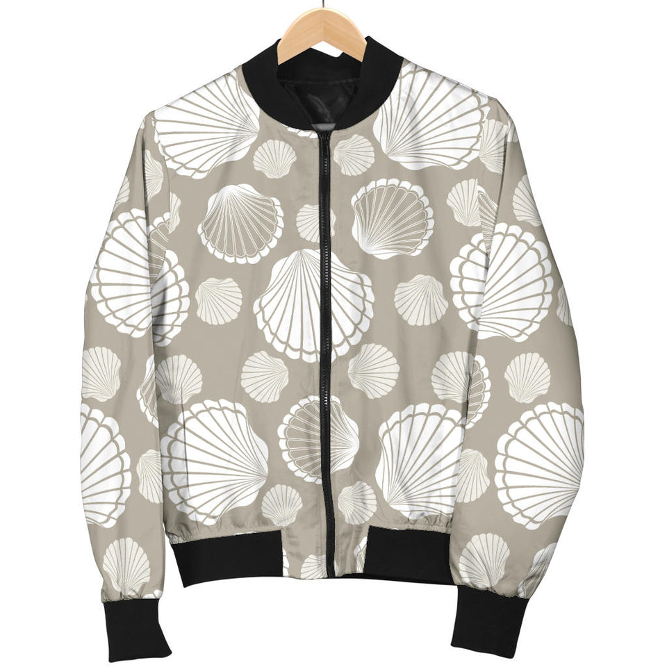 Scallop Shell Pattern Men'S Bomber Jacket