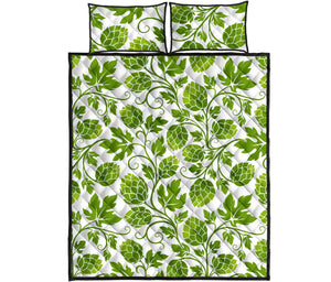 Hop design pattern Quilt Bed Set