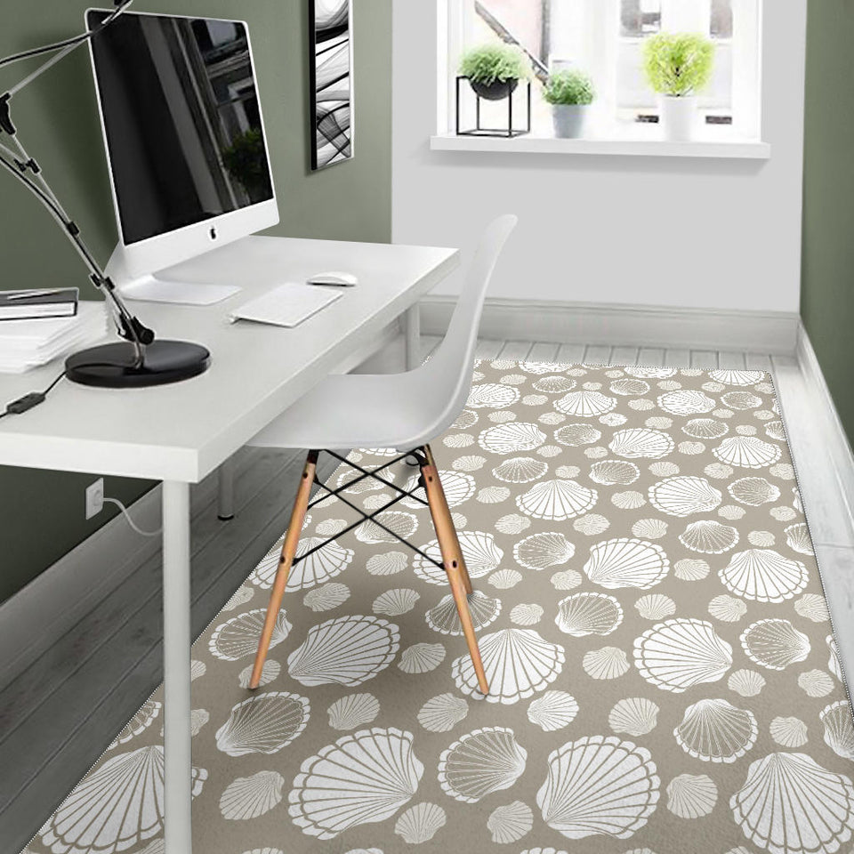 Scallop Shell Pattern Area Rug