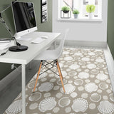 Scallop Shell Pattern Area Rug