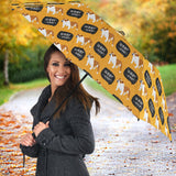 English Bulldog Pattern Print Design 04 Umbrella