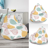 Colorful Onions White Background Bean Bag Cover
