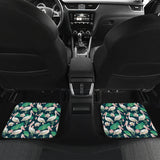 Pelican Pattern Print Design 03 Front and Back Car Mats