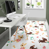 Cute Chihuahua Puppie Pattern Area Rug