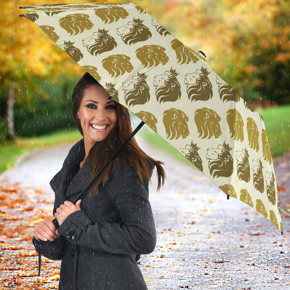 Lion Pattern Print Design 02 Umbrella