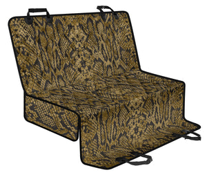 Snake Skin Pattern Dog Car Seat Covers
