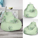 Broccoli Sketch Pattern Bean Bag Cover