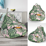 Toucan Tropical Green Jungle Palm Pattern Bean Bag Cover