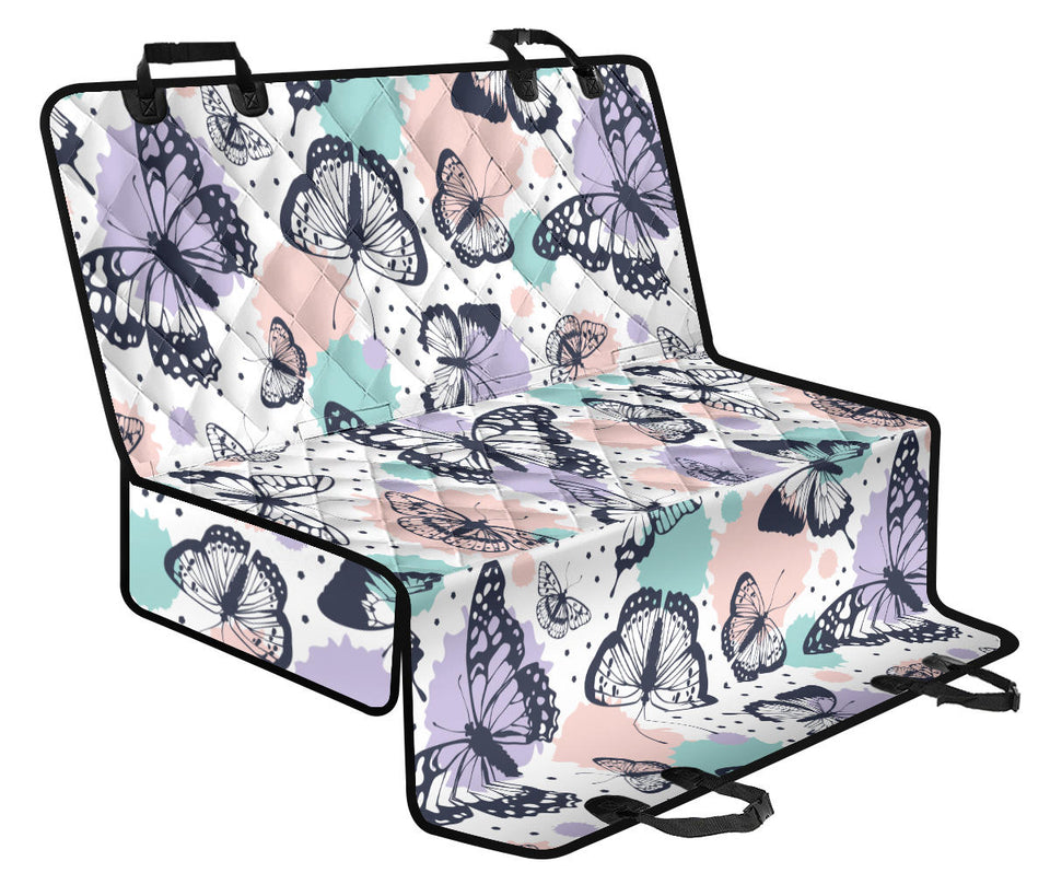 Butterfly Pattern Dog Car Seat Covers