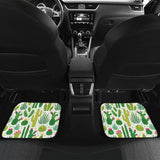 Cactus Pattern Front And Back Car Mats