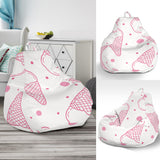 Hand Drawn Ice Cream Pattern Bean Bag Cover