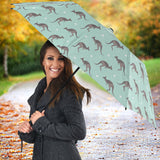 Kangaroo Pattern Background Umbrella