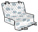 Cute Rhino Heart Pattern Dog Car Seat Covers