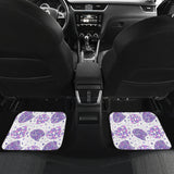Hedgehog Pattern Print Design 05 Front and Back Car Mats