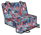 Hand Drawn Colorful Starfish Dog Car Seat Covers