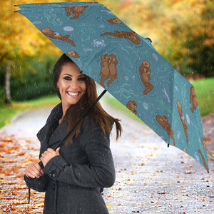 Sea Otters Pattern Umbrella