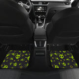 Alien Pattern Print Design 02 Front and Back Car Mats