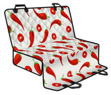 Chili Pattern Dog Car Seat Covers