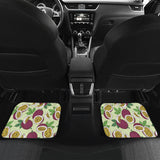 Paassion Fruit Pattern Front And Back Car Mats