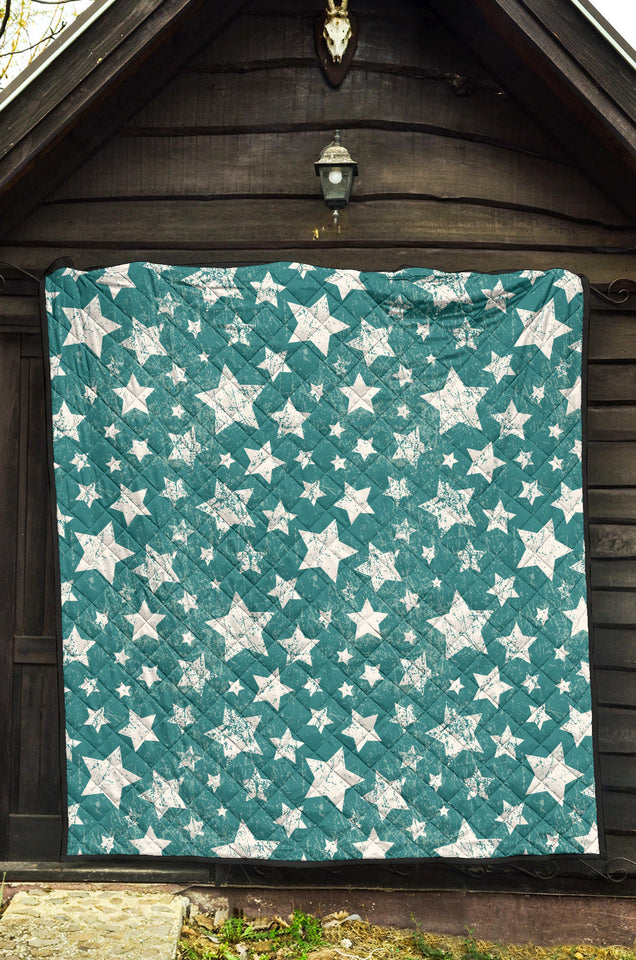 Vintage Star Pattern Premium Quilt