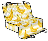 Banana Pattern Blackground Dog Car Seat Covers
