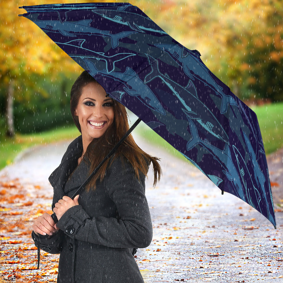 Shark Pattern Umbrella