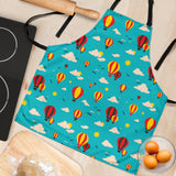 Hot Air Balloon Sky Pattern Adjustable Apron