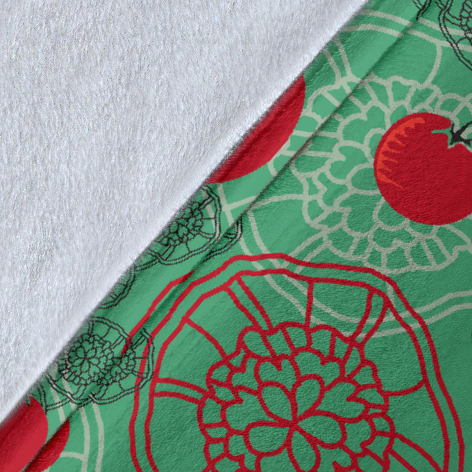 Tomato Design Pattern Premium Blanket