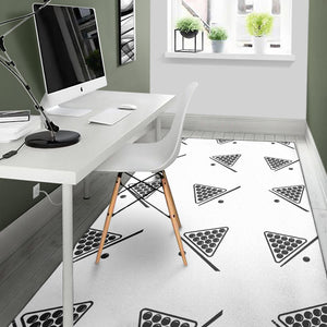 Billiard Ball Pattern Print Design 03 Area Rug