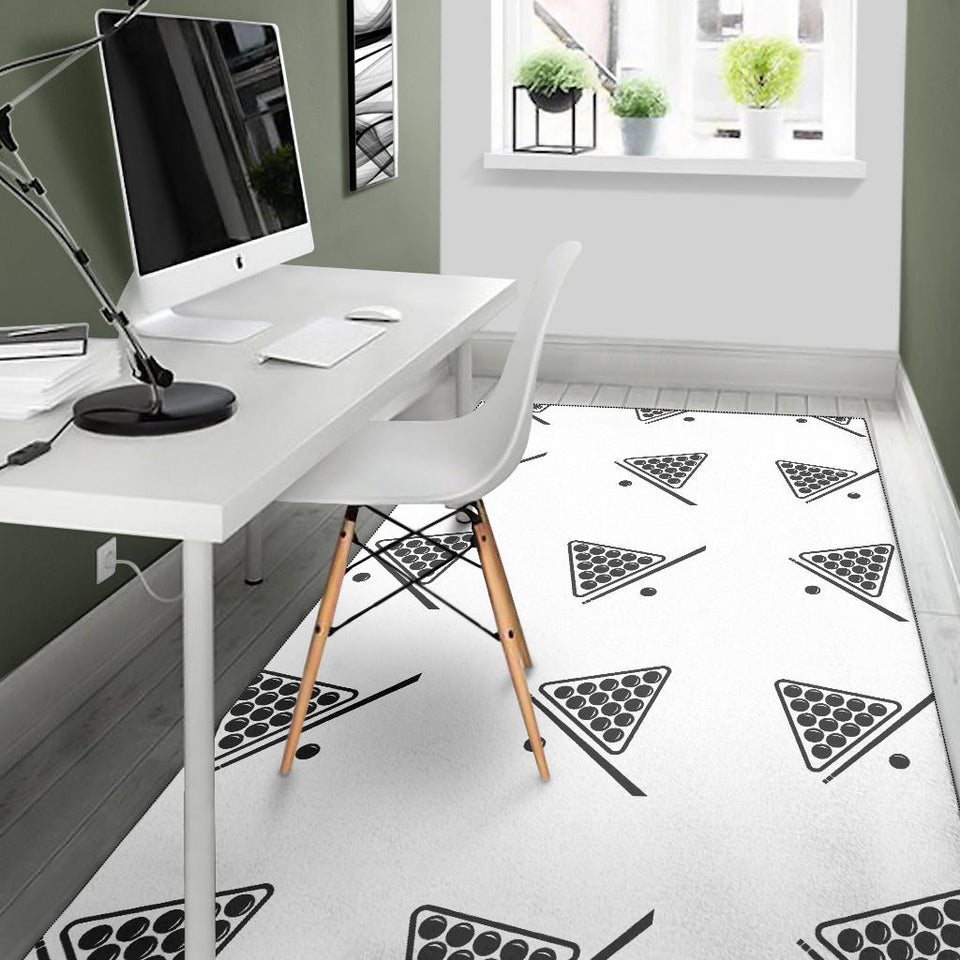 Billiard Ball Pattern Print Design 03 Area Rug