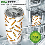 French Fries Potato Pattern Tumbler