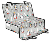 Cute Penguin Christmas Pattern Dog Car Seat Covers