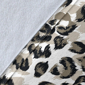 Leopard Skin Print Pattern Premium Blanket