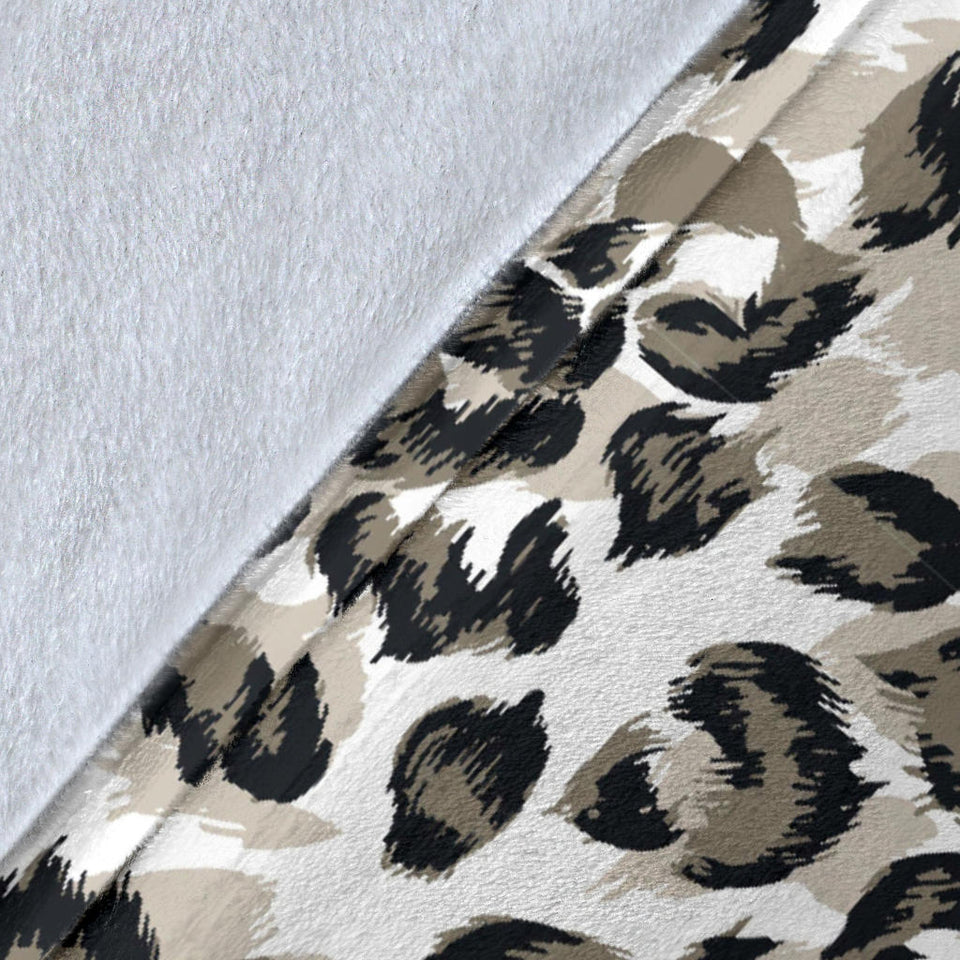 Leopard Skin Print Pattern Premium Blanket