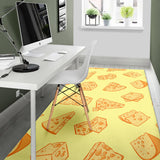 Cheese Design Pattern Area Rug