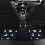 Moon Star Pattern Front And Back Car Mats