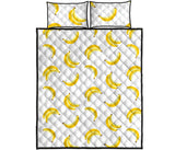 Banana pattern Quilt Bed Set