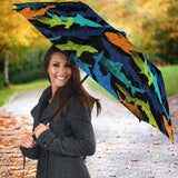 Colorful Shark Umbrella