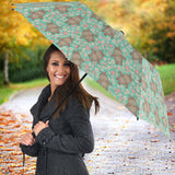 Hippopotamus Pattern Print Design 02 Umbrella