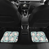 Cute Penguin Pattern Front And Back Car Mats