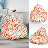 Fire Flame Watercolor Pattern Bean Bag Cover