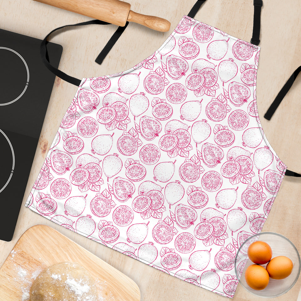 Sketch Guava Pattern Adjustable Apron