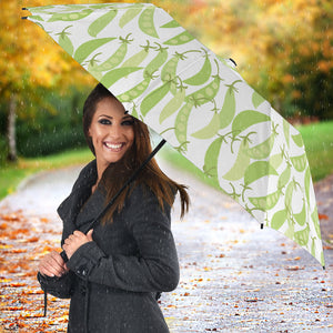 Green Peas Pattern Print Design 03 Umbrella