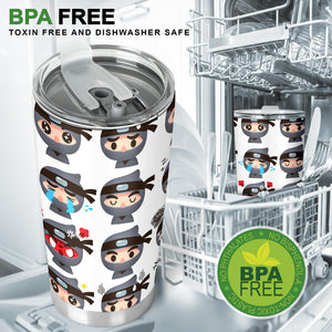 Cute Ninja Design Pattern Tumbler